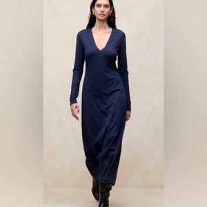 Banana Republic Deep Blue Maxi Dress